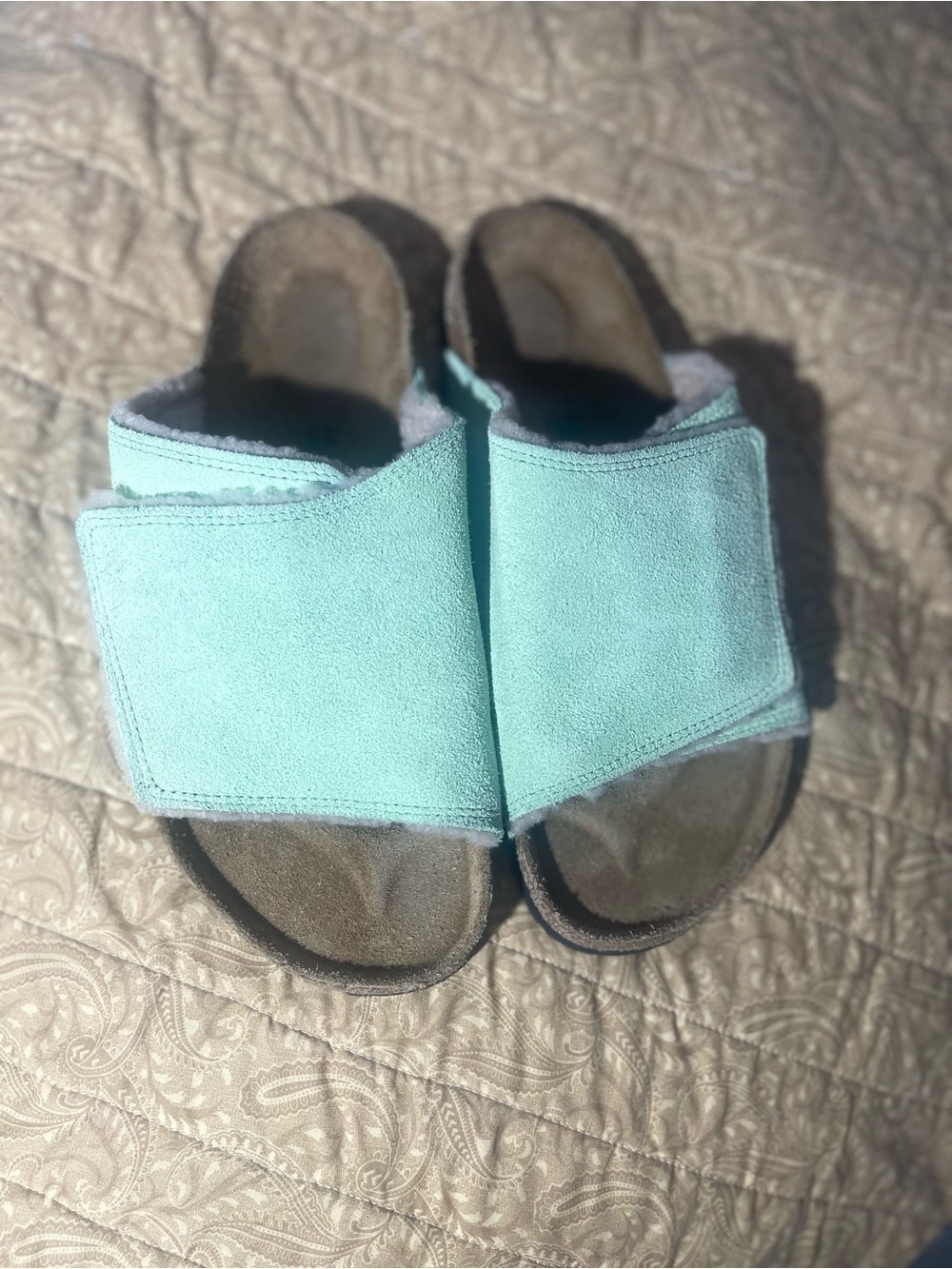 Birkenstock Stüssy Solana Suede Leather Slides - Size 44 (11 - 11.5)